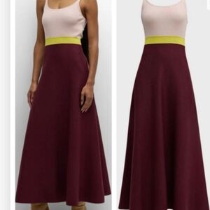 Gabriela Hearst Bordeaux dress